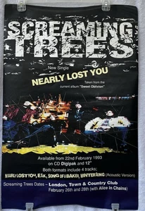 SCREAMING TREES ORIGINAL Promo/Tour Poster 1993 20” X 30” - Picture 1 of 1