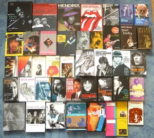 Rock-Pop Biografien: Hendrix Marley Beatles Stones Davis Zappa ua., 1977-2017 - Foto 1 di 27