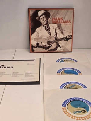 The Hank Williams Treasury 4 Record LP Box Set Vinyl Record Album Mint - Image 1 of 4