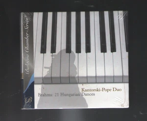New Sealed CD: KANTORSKI-POPE DUO - BRAHMS: 21 Hungarian Dances - Picture 1 of 1