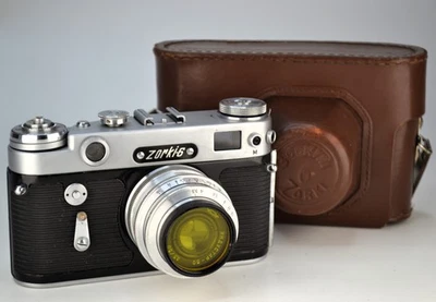 1963 EXPORT USSR "ZORKI 6" rangefinder camera + INDUSTAR-50 M39 LENS f3.5/50 (3) - Photo 1/4