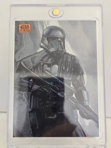 Topps 2024 Star Wars Chrome Galaxy / 04/25 Orange / GE-10 Death Trooper - Bild 1 von 2