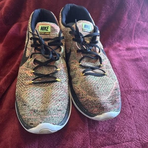 Scarpe da corsa Nike Flyknit Lunar 3 multicolore (698181-301) RARE 2015 da uomo taglia 15 - Foto 1 di 11