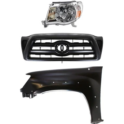 Headlight Kit For 2005-2011 Toyota Tacoma Driver Side Assembly Halogen CAPA 4WD - Image 1 of 4