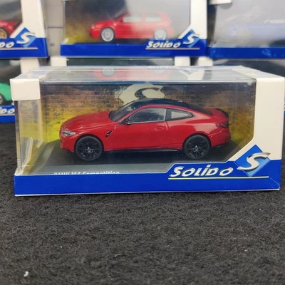 AUTO SOLIDA BMW M4 COMPETITION (G82) IMOLA RED 2023 1:43 NUOVA SCATOLA S4316001 - Immagine 1 di 4