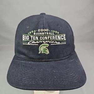 Vintage Michigan State Snapback 2000 Champions NCAA Basketball Big 10 Conference - Picture 1 of 12