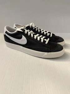 Nike Blazer Low '77 Vintage Casual Mens Black Sneaker Shoes Size 15 - Picture 1 of 9