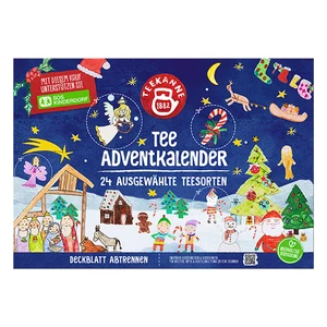 Teekanne Tee Adventskalender - 24 ausgewählte Teesorten 1er Pack - Foto 1 di 1