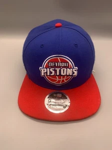 Detroit Pistons Mütze Cap Snap Back blau rot New Era 9Fifty NBA Basketball Logo - Bild 1 von 14