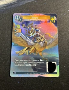 Athena Unique Ordis Foil Alternate Art Kickstarter Exclusive Altered TCG - Picture 1 of 3