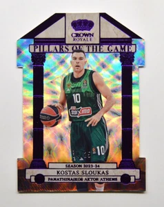 2023-24 Crown Royale EuroLeague Pillars of the Game Purple Kostas Sloukas 24/25 - Picture 1 of 2