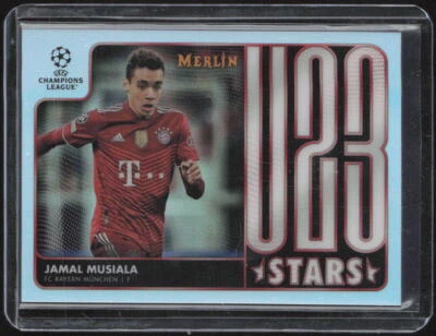 2021-22 Topps Merlin Chrome UEFA Champions League Jamal Musiala U23 Stars - Image 1 of 2