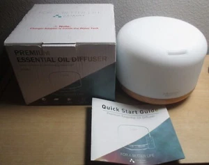 ASAKUKI 500ml Premium Essential Oil Diffuser w/ Remote Control Aroma humidifier - Picture 1 of 3