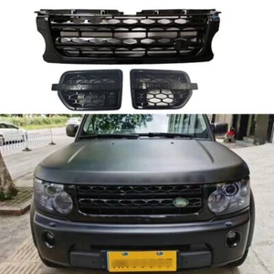 3PCS Front Grille Mesh Side Vent Fits For Land Rover Discovery 4 LR4 2014-2016 - Picture 1 of 7