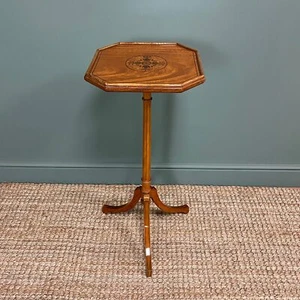 Unusual Satinwood Victorian Jardinière / Side Table - Picture 1 of 7
