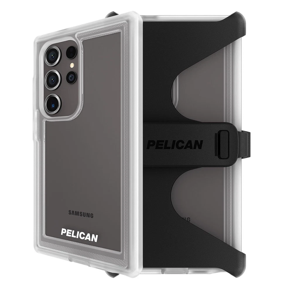 Pelican Voyager Case for Samsung Galaxy S24 Ultra Rugged- Clear (NEW)