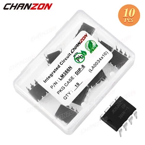 10 PIEZAS LM386N LM386 LM 386 Amplificador de Audio Chip IC Circuito Integrado DIP8 DIP 8 - Imagen 1 de 2