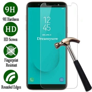 Protector de pantalla de vidrio templado 100 % genuino Samsung Galaxy A6 2018 - Imagen 1 de 1