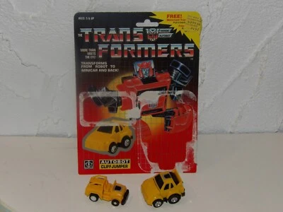 TRANSFORMERS G1 CLIFFJUMPER WITH MINISPY CARDBACK VERSION LOT ORIGINAL - Image 1 of 4