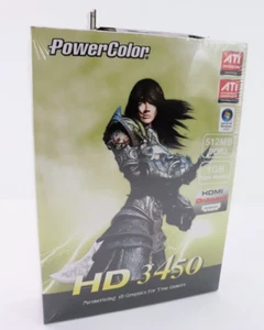 PowerColor HD 3450 Video Card New/Sealed - Picture 1 of 5