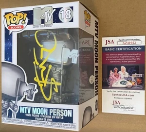 STEVE-O Signed Funko #19 MTV Moon Person (Silver) JACKASS Autographed w/ JSA COA - Picture 1 of 8