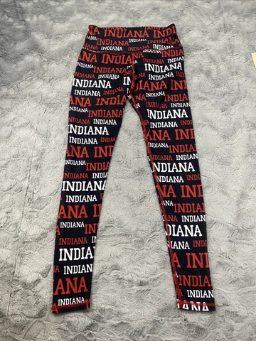 Indiana University Hoosiers ZooZatz Legging Stretch Spandex Size Small Cover