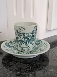 Vintage Nymolle Art Faience HOYRUP Espresso Cup & Saucer Denmark Limited 4006 - Picture 1 of 9