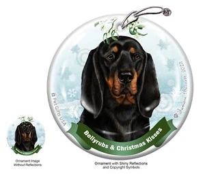 Bauchmassel & Küsse Ornament - Black and Tan Coonhound 083 - Bild 1 von 1