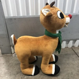 Rudolph The Red Nose Reindeer 21-22'' Christmas Door Greeter Plush by Gemmy - Picture 1 of 5