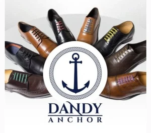 Menge 7 DANDY ANCHOR "No-Tie" Schnürsenkel Unisex elegante Schuhe 7 verschiedene Farben - Bild 1 von 15