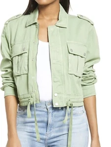 Neu mit Etikett leere NYC hellgrüne Twill Allzweckjacke Damen Größe Medium. Nordstrom - Bild 1 von 3