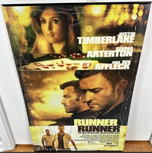 Runner Runner 2013 Double Sided Original Movie Poster 27” x 40” Rolled JT - Picture 1 of 5