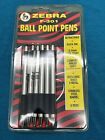 Vintage Ballpoint Pen Zebra BP F-301 - SIX PACK - "New" Sealed Ball Point Zebra