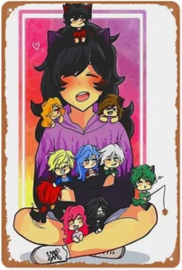 Metal Sign - Aphmau Cute Girl Poster 12x8 IN - Picture 1 of 8