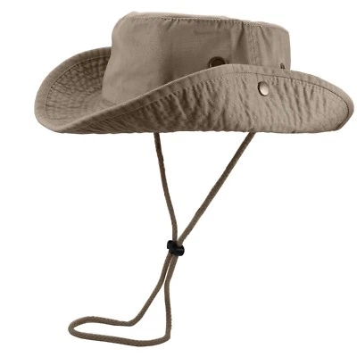 Wholesale lot SUMMER BUCKET HAT MILITARY STRING WIDE BRIM FISHING HUNTING 12pcs - Image 1 of 3