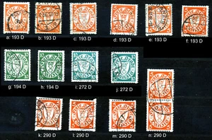 Danzig 193 D, 194 D, 272 D, 290 D Rollenmarken gest. bitte auswaehlen! #m601 - Picture 1 of 15