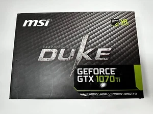 MSI Gaming GeForce GTX 1070 Ti 256-Bit 8GB Graphics Card (GTX 1070 TI DUKE 8G) - Picture 1 of 4