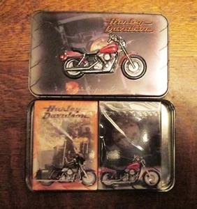 Harley Davidson Sammeldose 2 Packungen Spielkarten USA - Bild 1 von 4