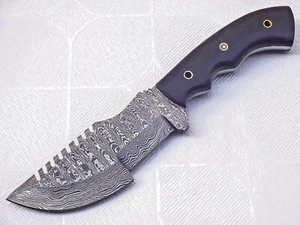 Custom Handmade Damascus Steel Jagdmesser, Outdoor Camping Tracer Kit Messer - Bild 1 von 6