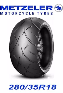 METZELER ME888 MARATHON 280/35VR18 REAR TIRE CUSTOM HARLEY SOFTAIL RIGID CHOPPER - Foto 1 di 1