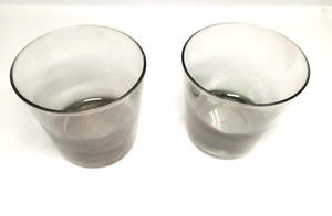  Schwarzer Ombre Becher Glas 2er Set gebraucht Markenlos - Bild 1 von 6