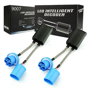 JDM ASTAR 2x 9007 LED Canbus Decoder Adapter Anti-Flicker Flash Error Canceler - Picture 1 of 6
