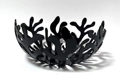 ALESSI MEDITERRANEO FRUTERO SOPORTE CESTA PEQUEÑO NEGRO 21CM DISEÑADOR ITALIANO Foto 1 de 4