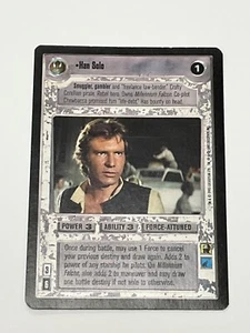 HAN SOLO STAR WARS DESCIFRADOR CCG ESTRENO 1995 BORDE NEGRO EDICIÓN LIMITADA HG - Imagen 1 de 11