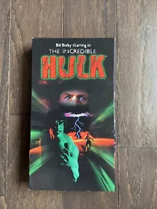Extremely CLEAN CRISP The Incredible Hulk Bill Bixby VHS 1996 - Picture 1 of 5