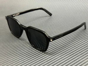 SAINT LAURENT SL 715 SLIM 001 Black Grey Unisex 49 mm Medium Sunglasses - Picture 1 of 5