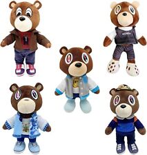 Kanye West Graduation Teddy Bear Soft Stuffed Bear Plush Toy Collection Gift -