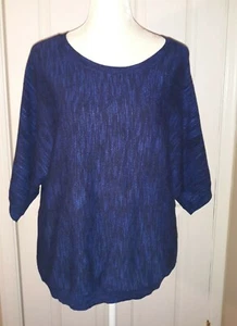 NWT DKNY Jeans Women's Size S Batwing Sweater Top Loose fit - Picture 1 of 6