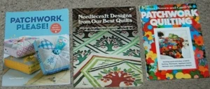 Lot 3 Patchwork & Quilting Needlecraft Designs Books BHG Takahashi Johnson Hurt - Picture 1 of 8