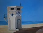 Steve Metzger Laguna Beach huile sur toile signée original plein air